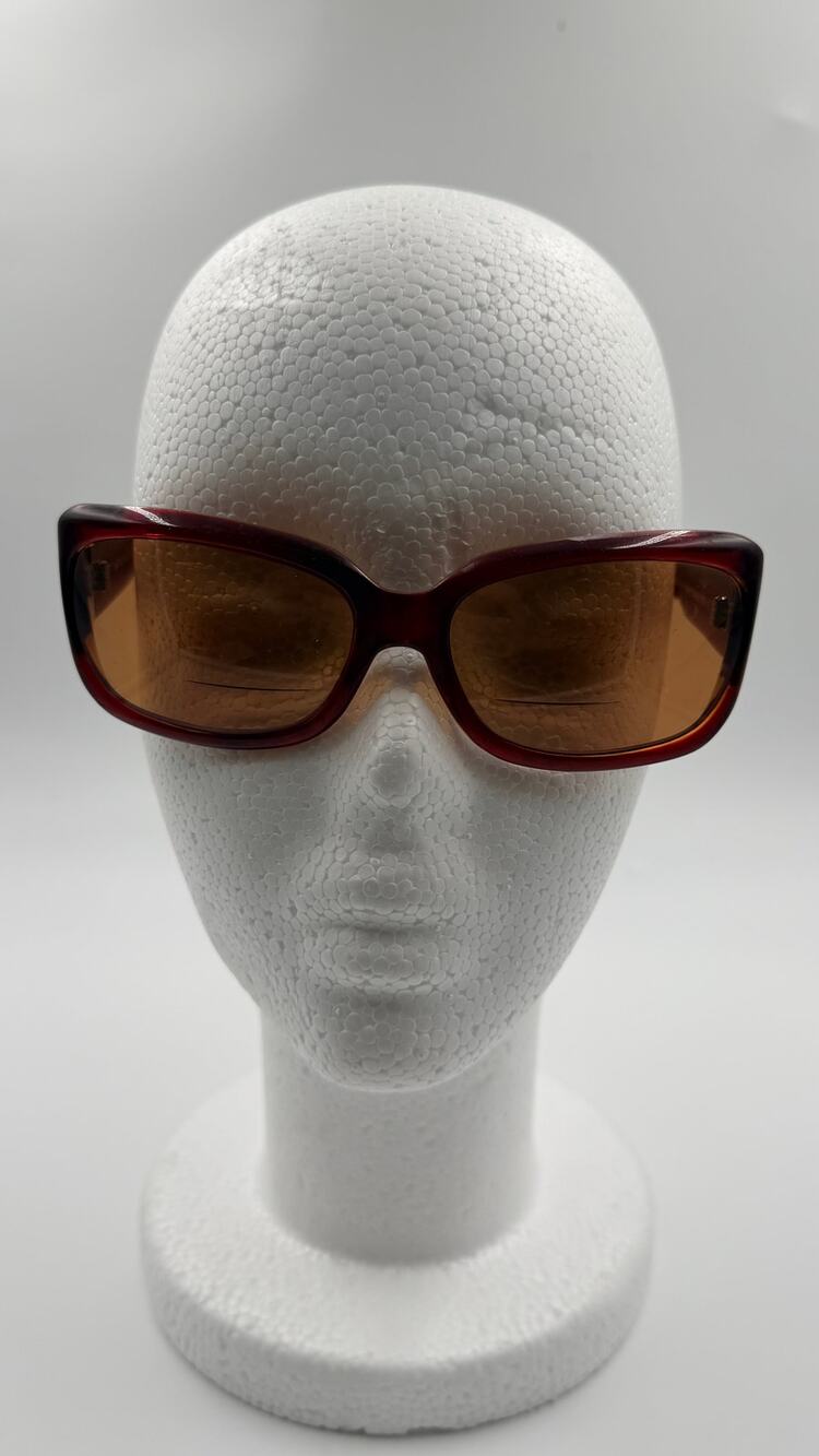 Joan Collins Sunglasses 9994 Burgundy 59 18 130 Vintage Frame Only